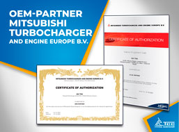 ГК ТСС – официальный OEM партнёр Mitsubishi Turbocharger and Engine Europe B.V.