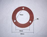 Прокладка крышки подшипника TSS-WP265Y/Shim, bearing cover, №14 (CNP330Y003-14)