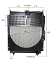 Радиатор охлаждения Ricardo N4105DS; TDK-N 38 4LT в сборе/Radiator assembly