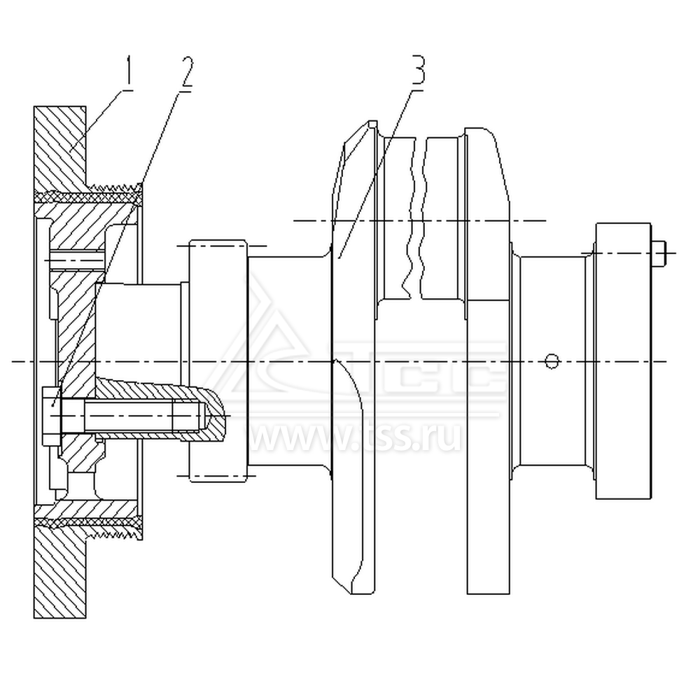 Коленчатый вал TSS Diesel TDS228-6LTЕ