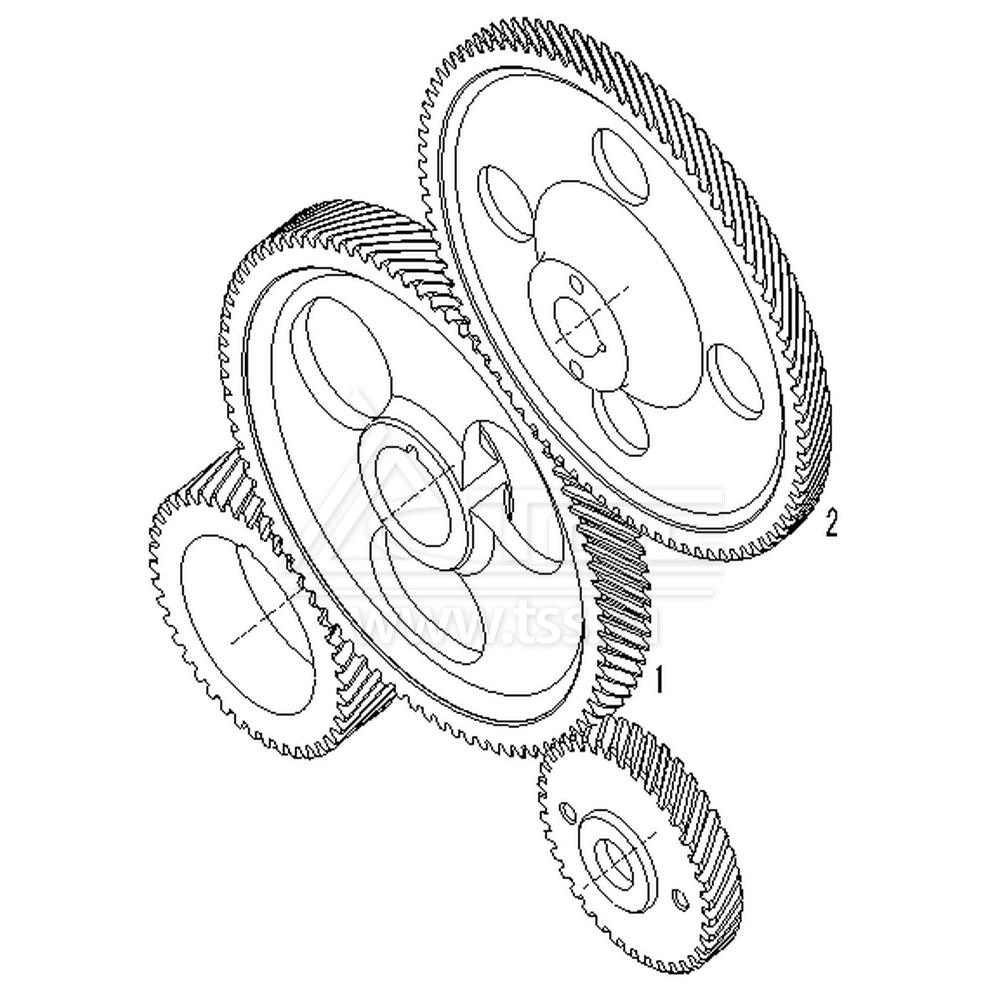 Газораспределительные шестерни TSS Diesel TDS228-6LTЕ