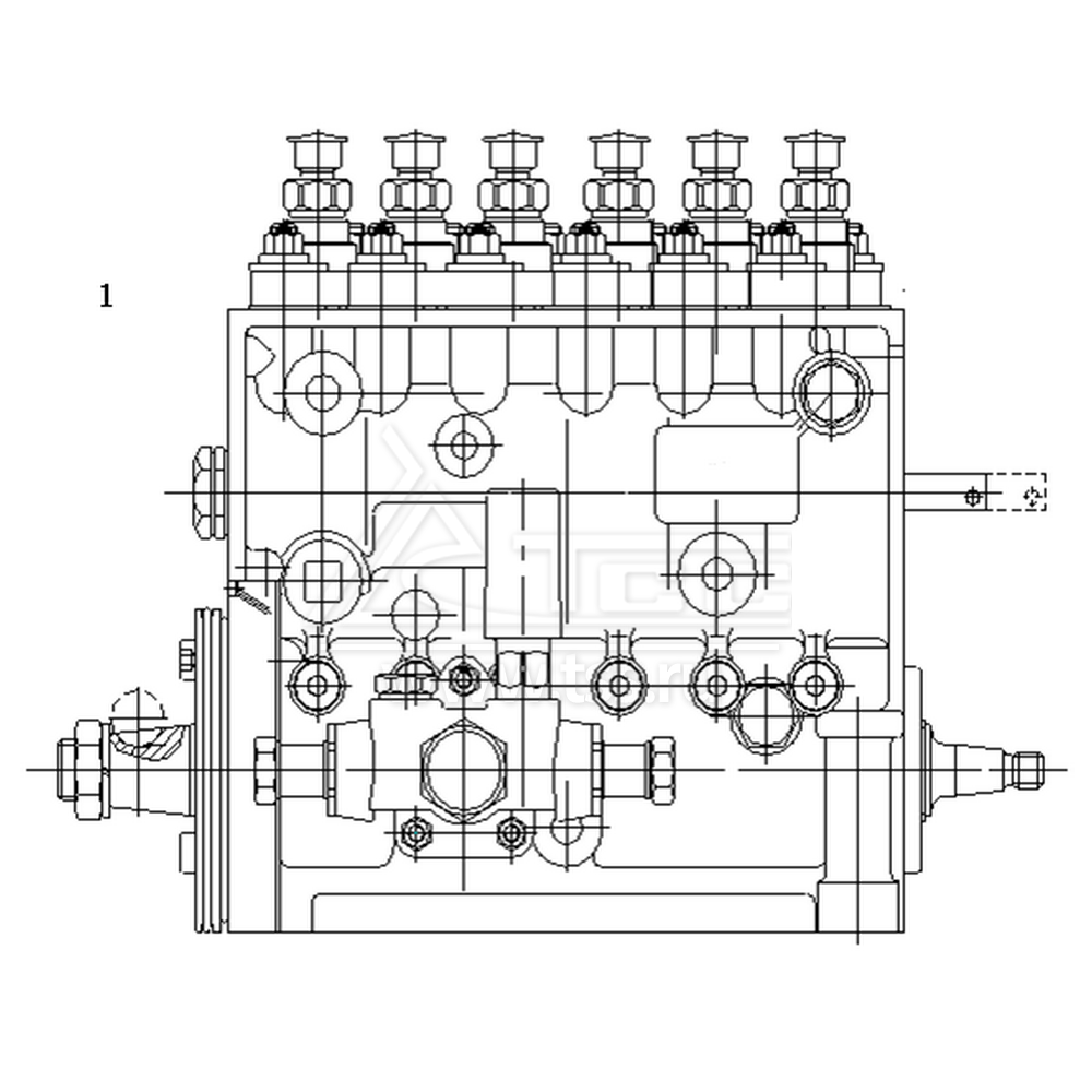 Топливный насос высокого давления SDEC SC9D340D2