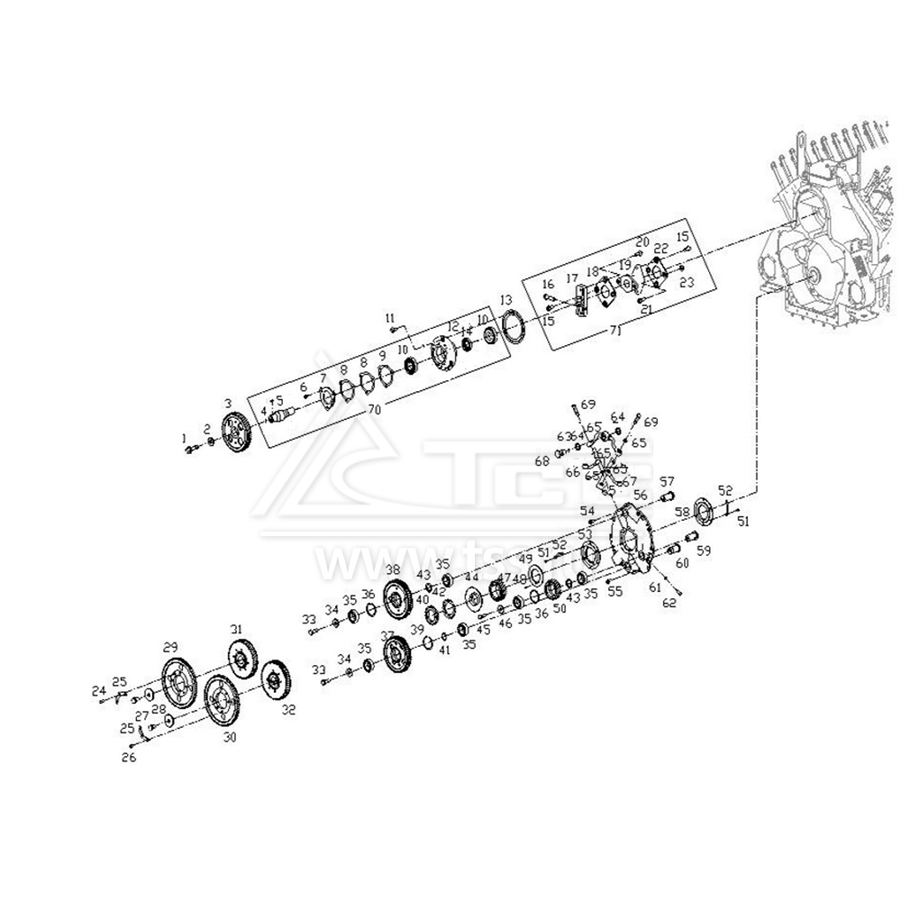 Газораспределительные шестерни SDEC SC27G900D2