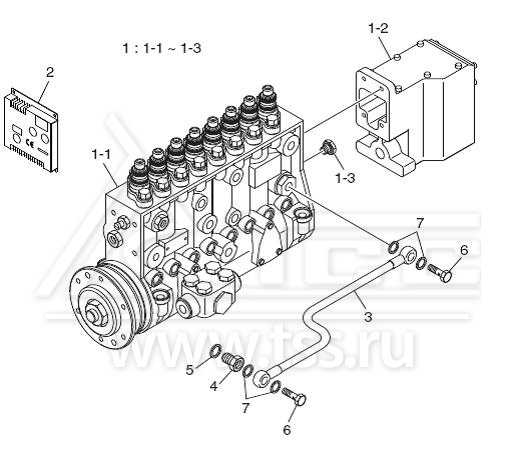 Топливный насос высокого давления DP158LC и DP158LD