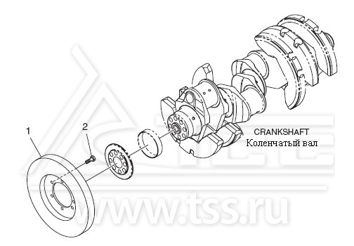 Гаситель крутильных колебаний DP158LC и DP158LD