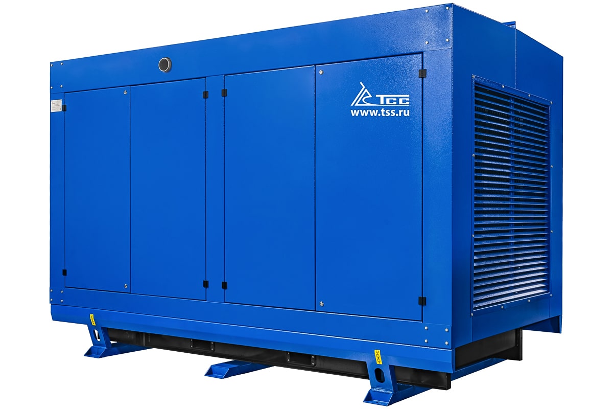 Дизельный генератор ТСС АД-500С-Т400 в погодозащитном кожухе с АВР