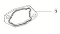 Прокладка карбюратора и воздушного фильтра SGG 9000(.L.),LC192FD Lc / Air Cleaner Gasket (170430070-0001)