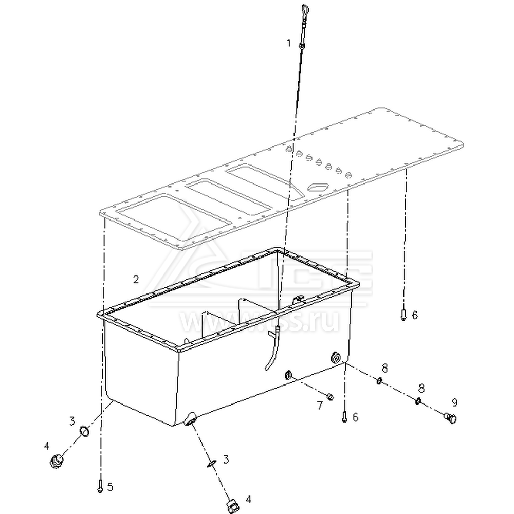 Масляный поддон TSS Diesel TDS782-6TE