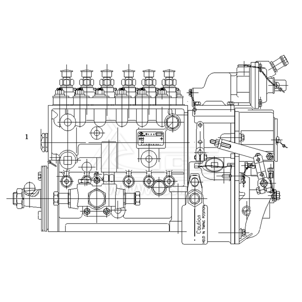 Топливный насос высокого давления TSS Diesel TDS185-6LTЕ