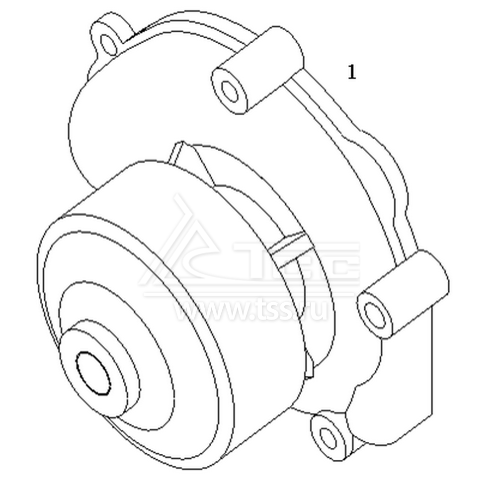 Водяной насос SDEC SC9D340D2