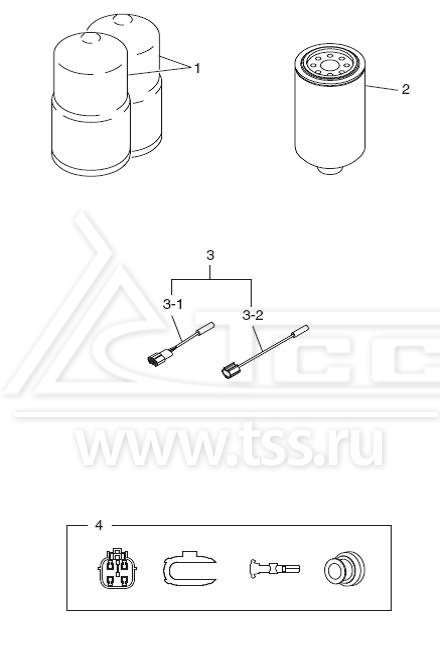 Основные расходные запчасти DP158LC и DP158LD