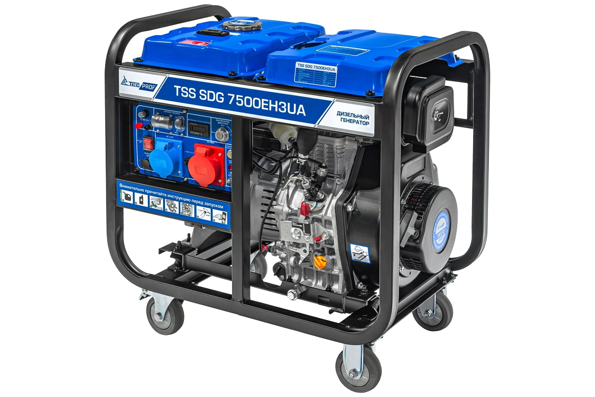 Дизель генератор TSS SDG 7500EH3UA