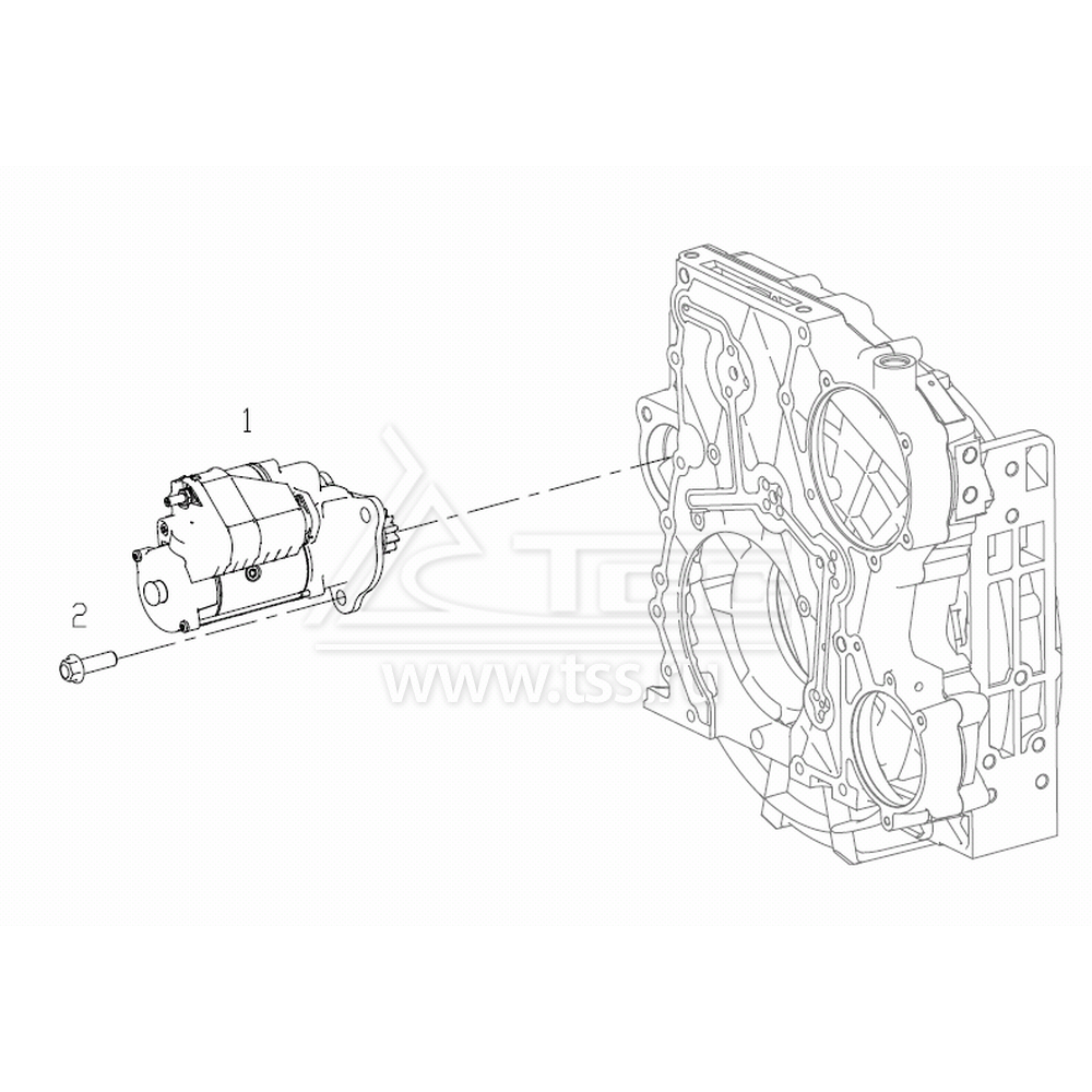 Стартер TSS Diesel TDS307-6LTЕ