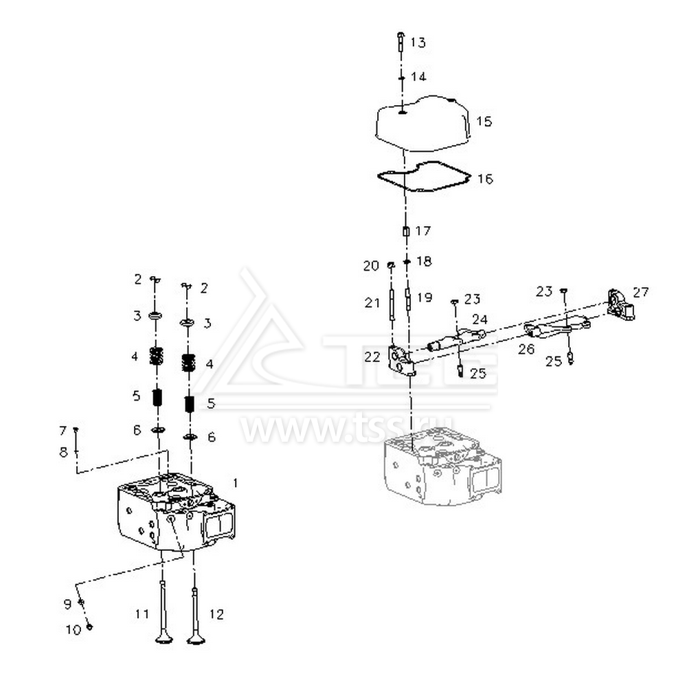 Головки цилиндров TSS Diesel TDS782-6TE