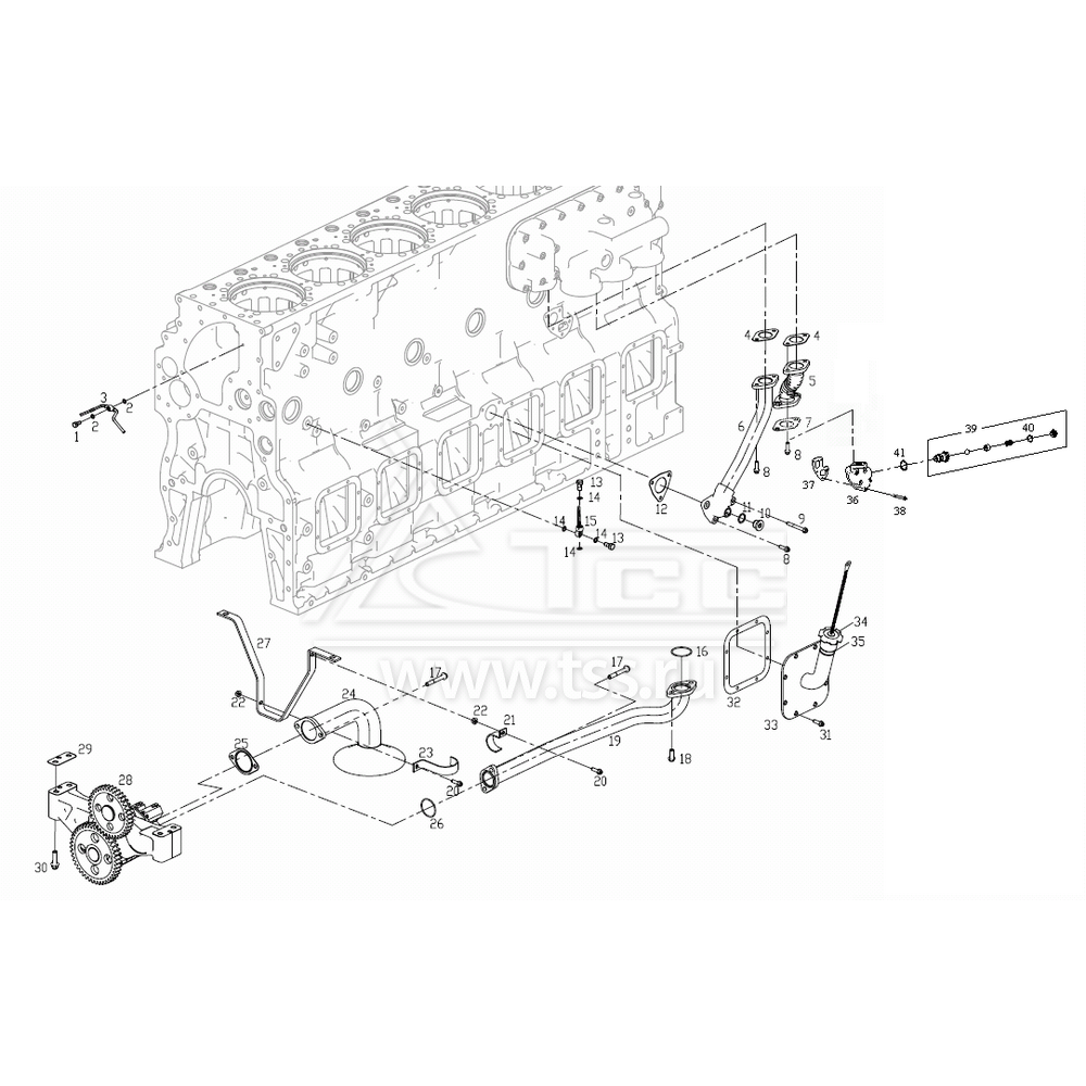 Масляная система TSS Diesel TDS660-6LTE