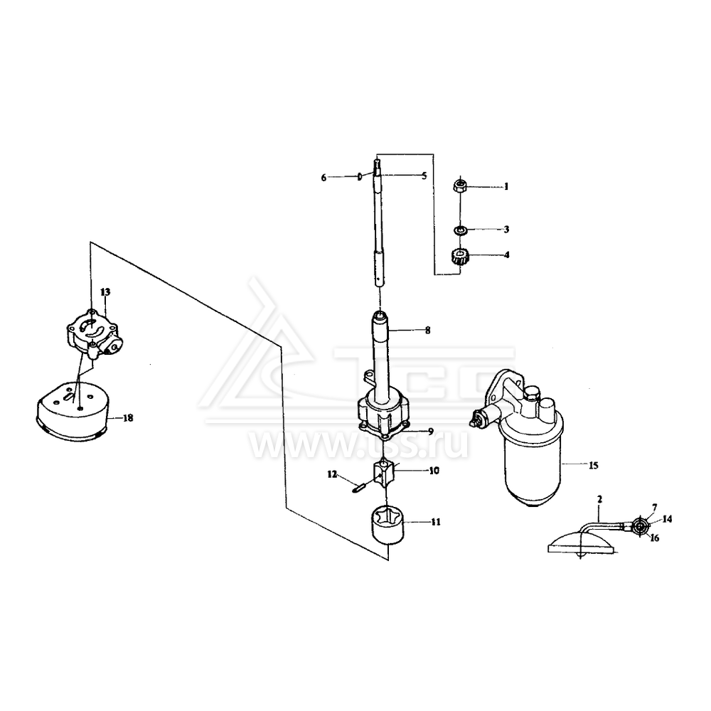 Маслосистема TSS Diesel TDY 15 4L