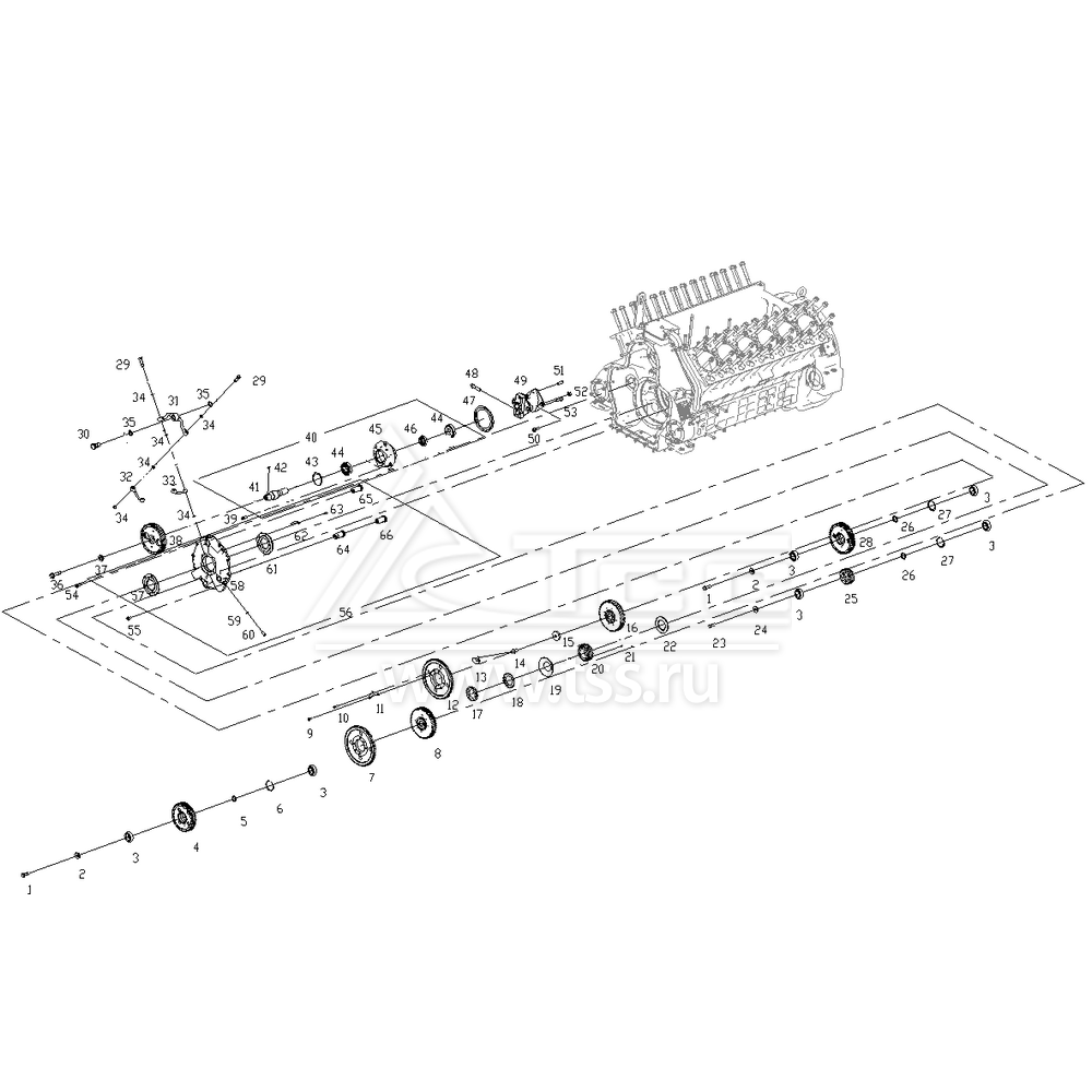 Газораспределительные шестерни SDEC SC25G690D2