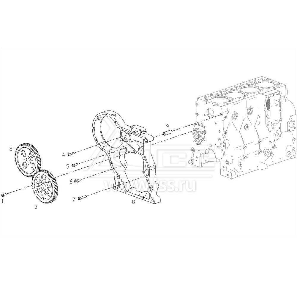 Газораспределительные шестерни TSS Diesel TDS120-4LTE