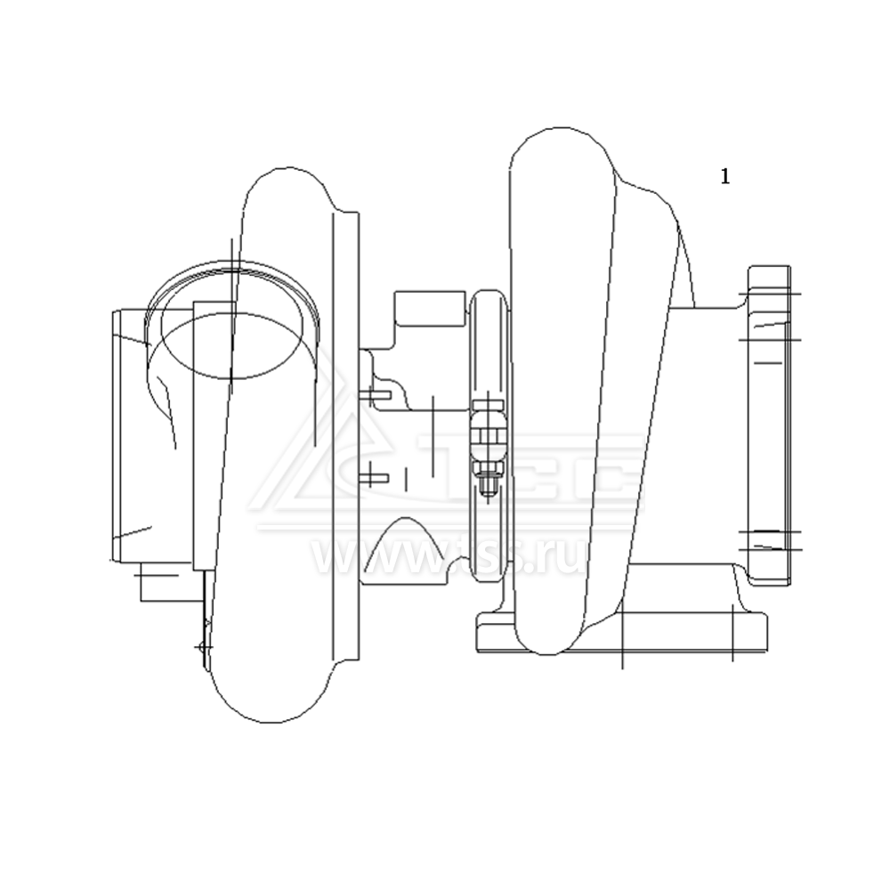Турбокомпрессор TSS Diesel TDS185-6LTЕ
