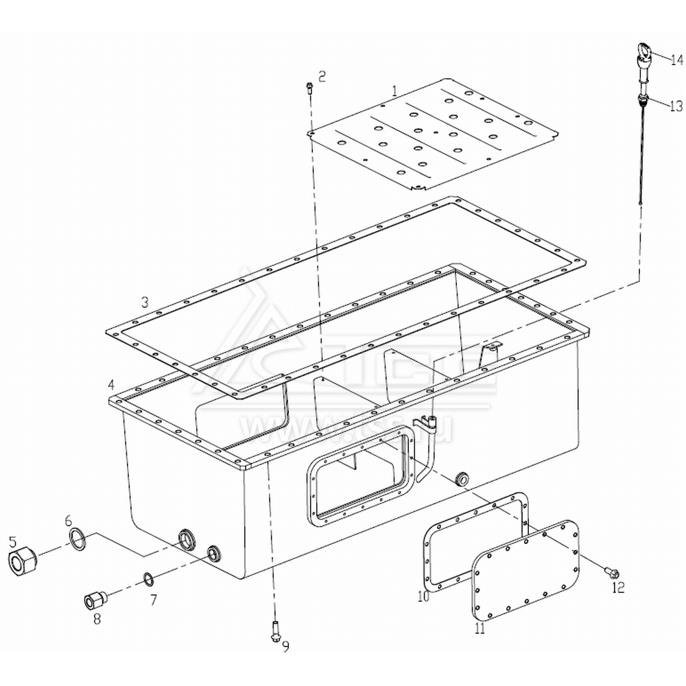 Масляный поддон SDEC SC33W990D2