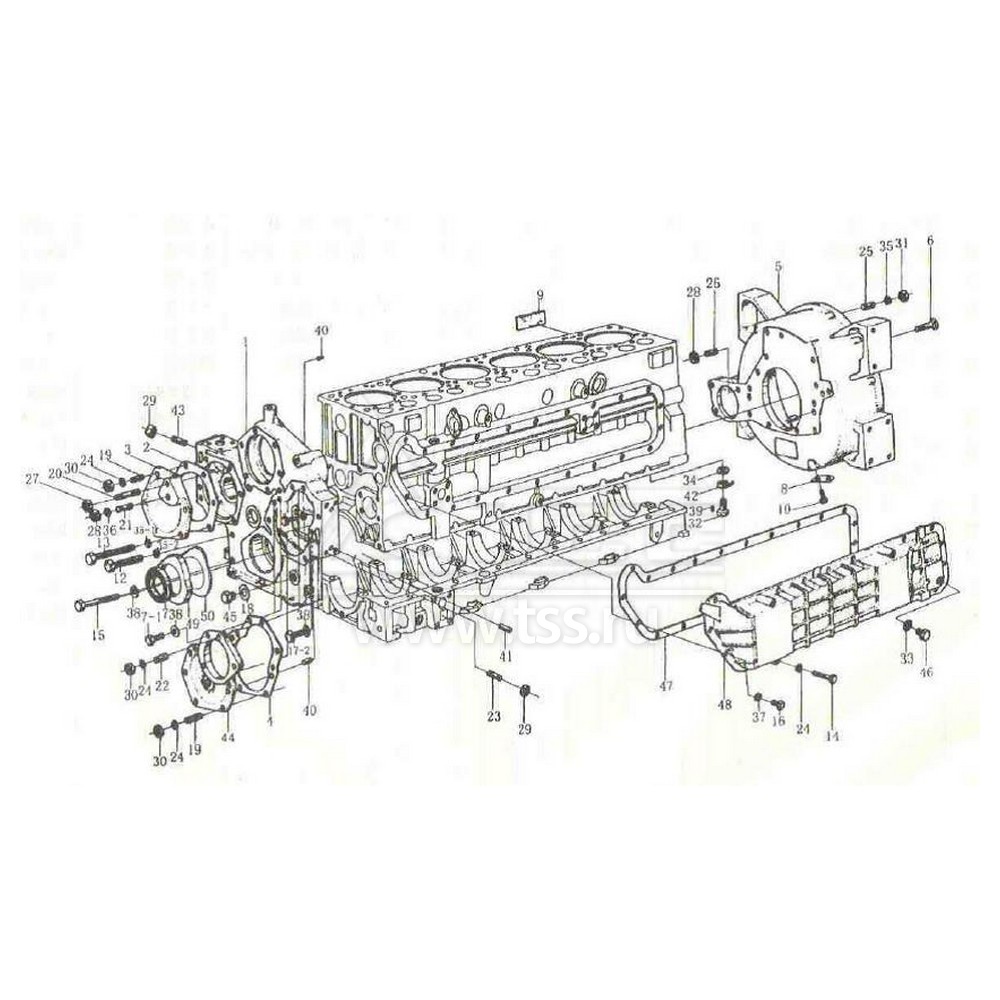 Блок цилиндров Ricardo 6126A-260D стр 2