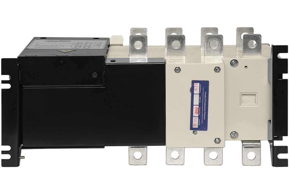 Реверсивный рубильник 250A 4P (4п) 3-х фазный - SHIQ5-250/4P