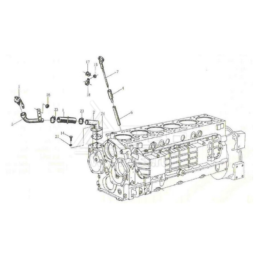 Блок цилиндров Ricardo 6126A-260D стр 3