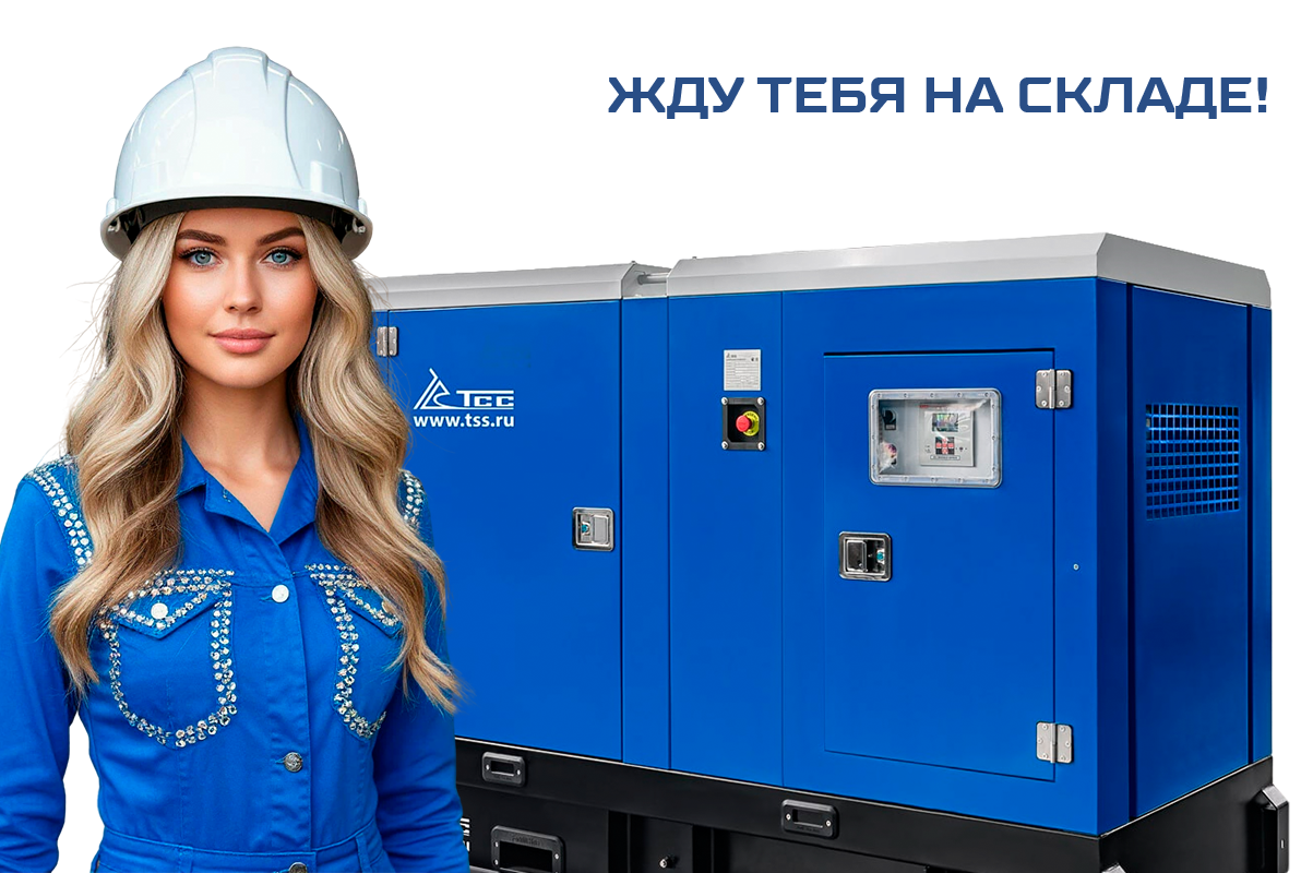 Дизельный генератор ТСС АД-32С-Т400-1РКМ15 в шумозащитном кожухе