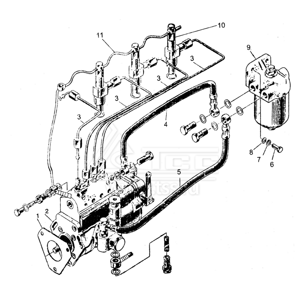 Топливная система TSS Diesel TDY 19 4L