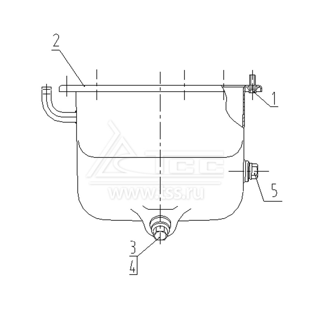 Масляный поддон TSS Diesel TDS185-6LTЕ