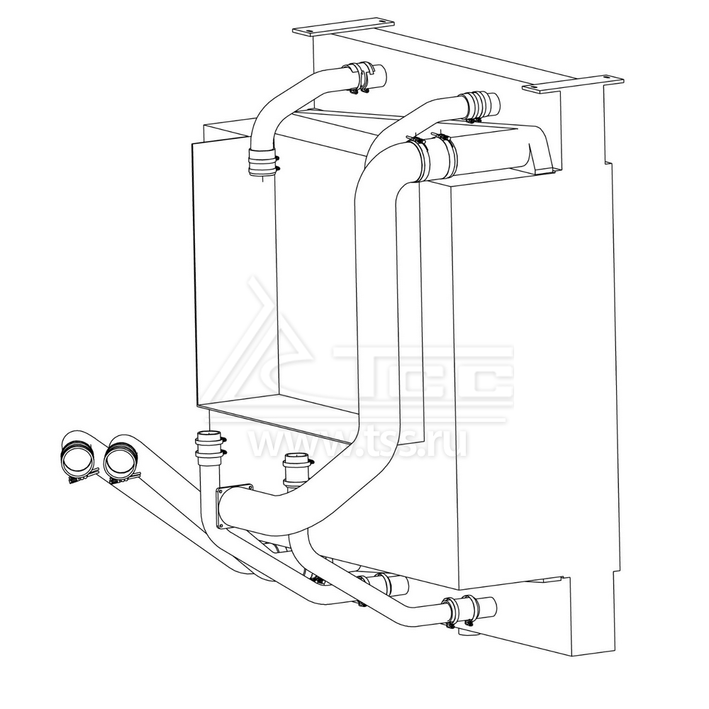 Радиатор TSS Diesel TDS555-12VTE