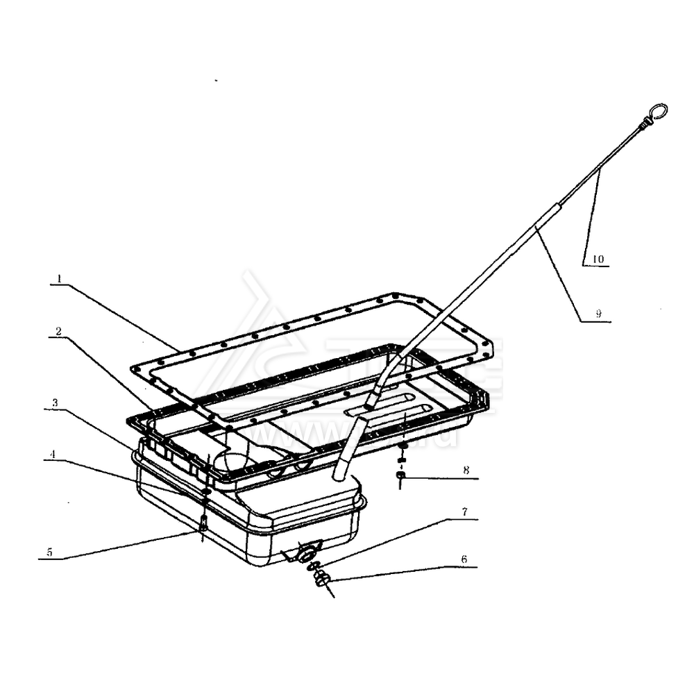 Масляный поддон TSS Diesel TDY 25 4L; TDY 30 4L