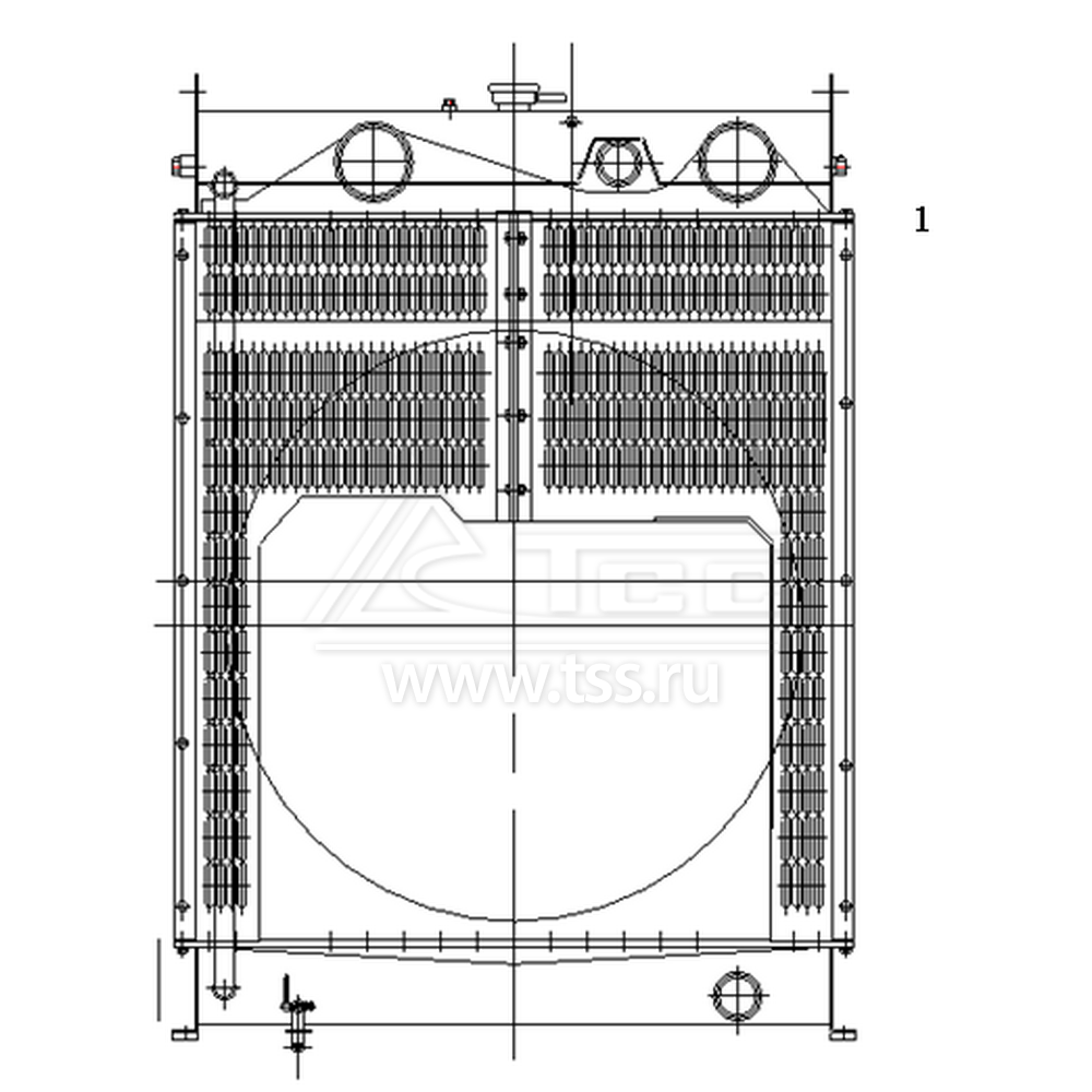 Радиатор TSS Diesel TDS228-6LTЕ