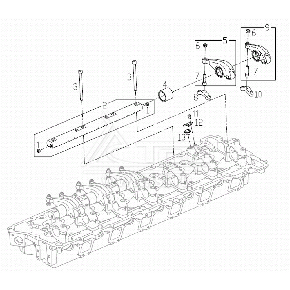 Клапанный механизм SDEC SC12E460D2