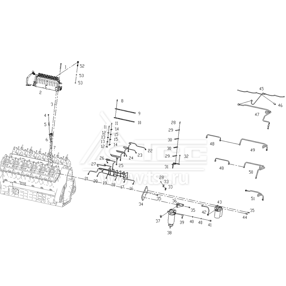 Топливная система TSS Diesel TDS405-12VTE