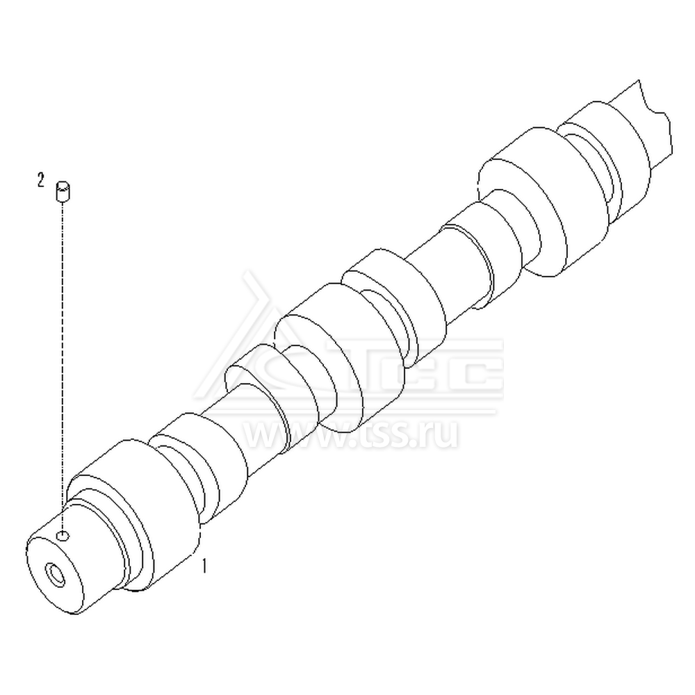Распределительный вал TSS Diesel TDS228-6LTЕ