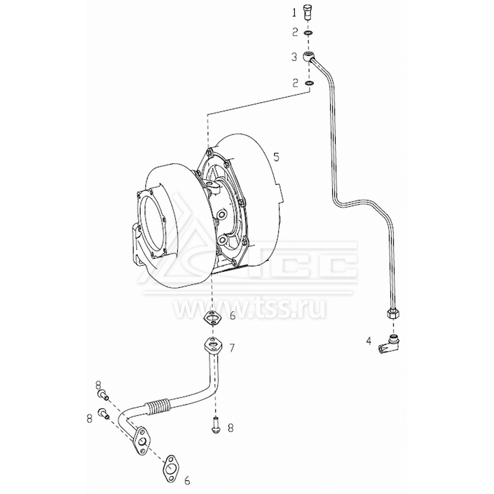 Турбокомпрессор SDEC SC33W990D2