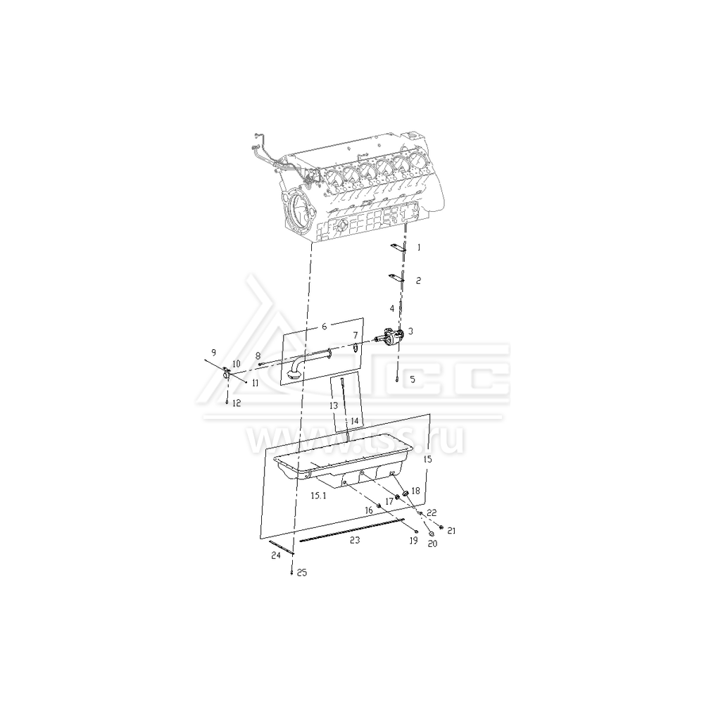 Масляный поддон SDEC SC25G690D2