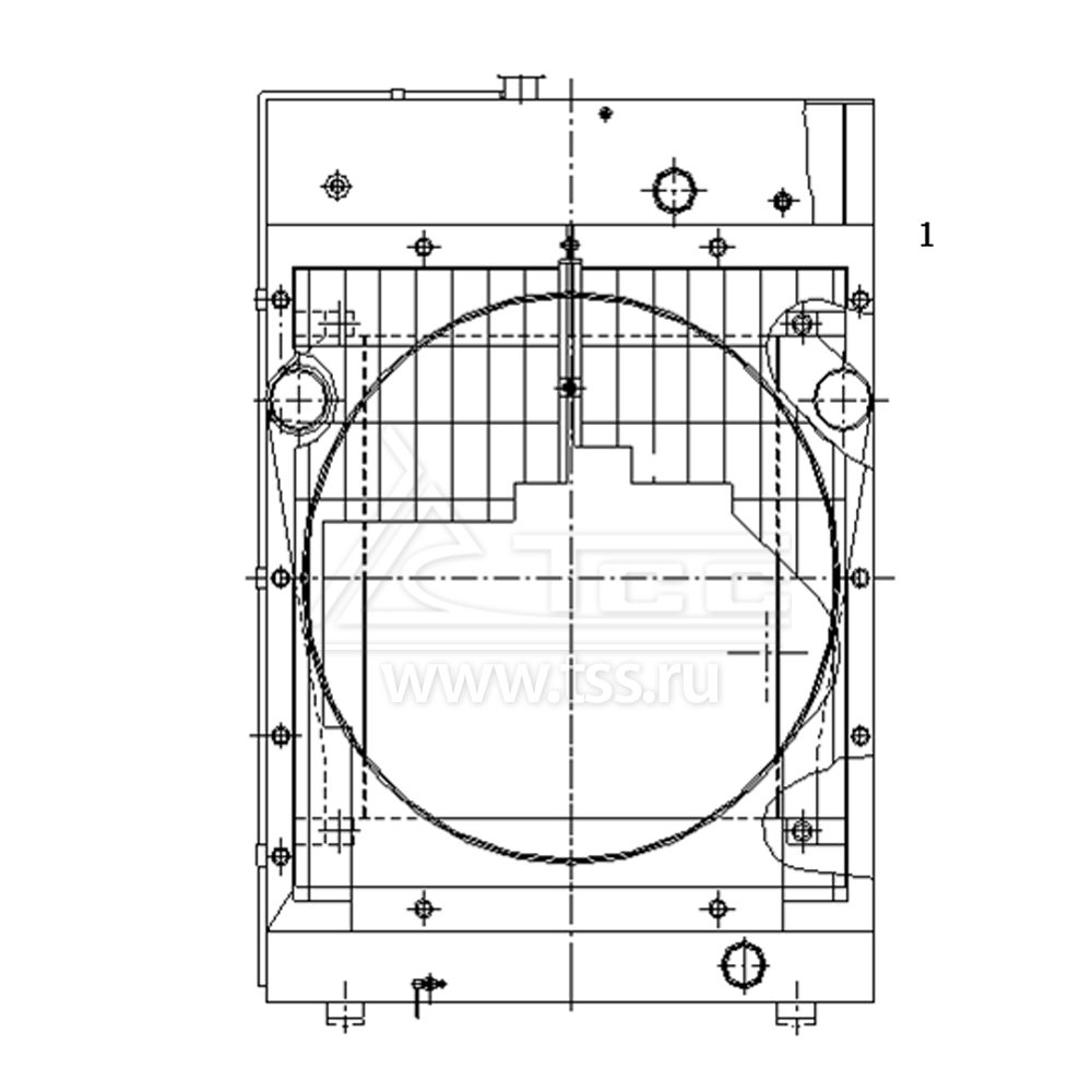 Радиатор TSS Diesel TDS185-6LTЕ