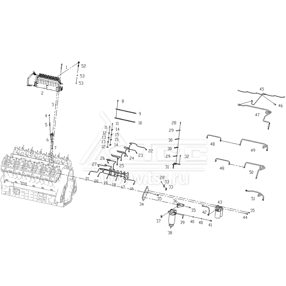 Топливная система TSS Diesel TDS459-12VTE