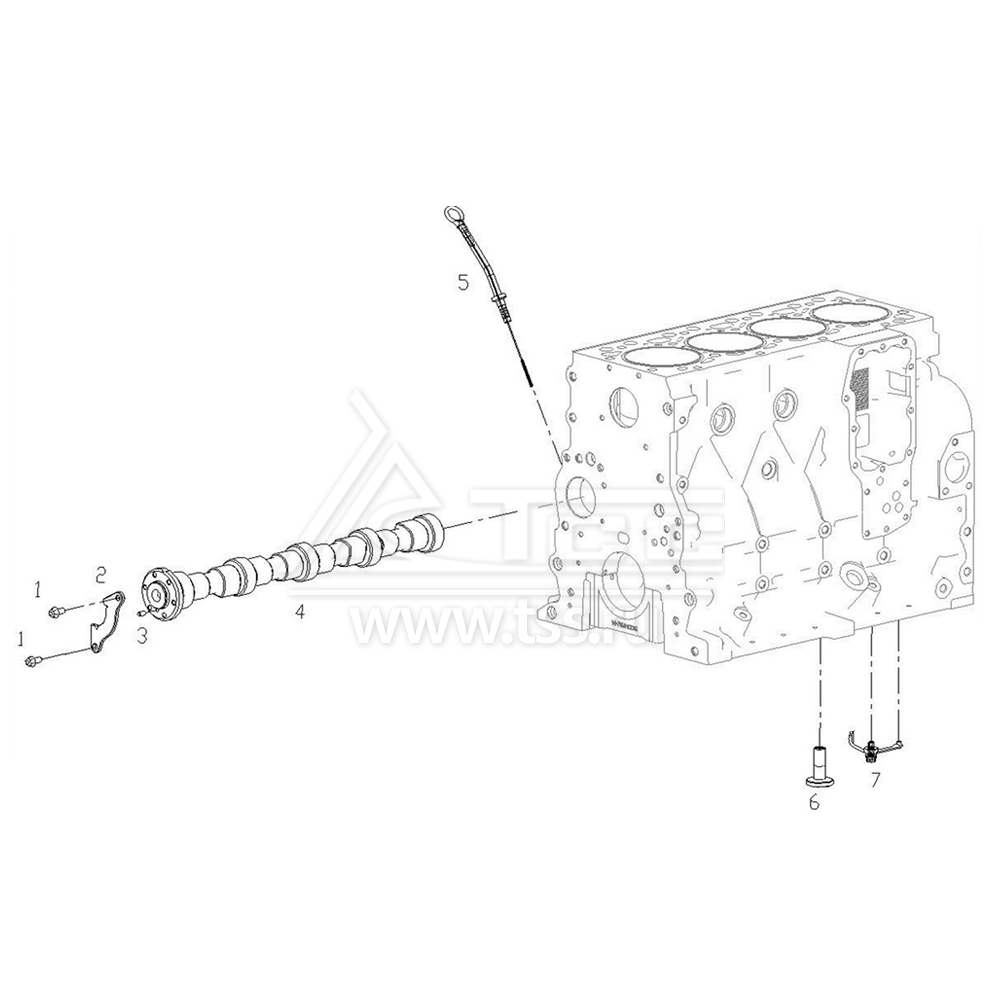 Распределительный вал TSS Diesel TDS62-4LTE