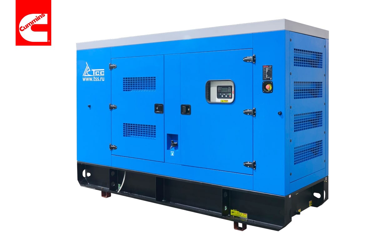 Дизельный генератор ТСС АД-200C-Т400-1РКМ15 в шумозащитном кожухе