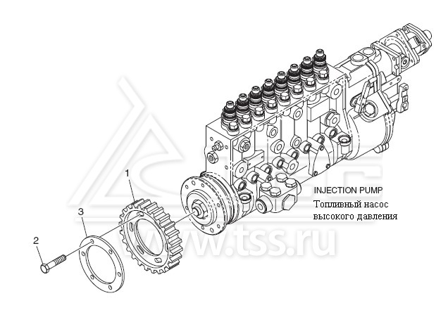 Привод топливного насоса высокого давления DP158LC и DP158LD