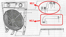 Радиатор в сборе с интеркулером WT12D-308/Radiator & intercooler assy