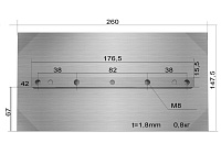 Лопасти 800 для TSS DMD1000 (к-т из 4 лопастей)