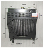 Радиатор охлаждения Ricardo Y485BD; TDК 14,17 4L/Radiator assembly