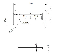 Лопасти для DRD 2000H (к-т из 4-х  лопастей)
