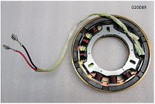 Генератор зарядный (ротор+статор) KM186F / Flywheel alternator (stator+rotor) (KM168F-16100/16200)