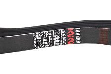 Ремень приводной вентилятора SDEC SC9D340D2 TDS 228 6LT/Fan belt (D16A-106-36+A ; 8РК1605)