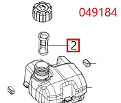 Фильтр топливный (сетка в горловину бака) SGG 1400Si,SH60B / Fuel filter (Grid in the tank)(34037-00001-02)
